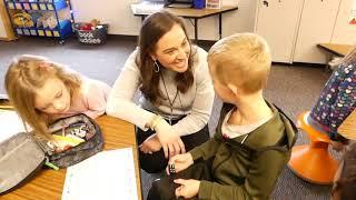 A look inside Mrs. Sloothaak's kindergarten classroom at Blue Star Elementary