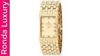 Bulova Men's 97F52 Diamond Accented Gold-Tone Steel Watch