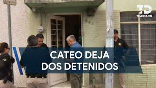 Cateo deja dos detenidos en el Centro de Monterrey