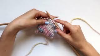 Knitting tutorial | Work stitches as they appear | WAK