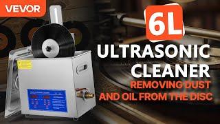 Cleaning 6 Vinyl Records at The Same Time | VEVOR 6L Ultrasonic Vinyl Cleaner