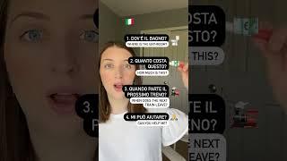 Italian travel phrases #language #italianlanguage #italianheritage