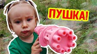 Генератор ПУЗЫРЕЙ МИНИГАН! Настоящая пушка для мыльных пузырей!