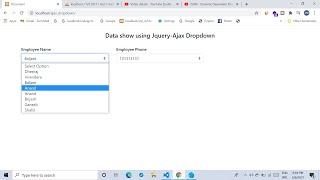 Dynamic Dropdown using Jquery and Ajax| Learn Advance Programming