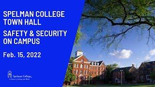 Spelman College Town Hall: Safety & Security on Campus