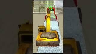 jcb craen heavy Excavator 3D crane games #shorts #viral