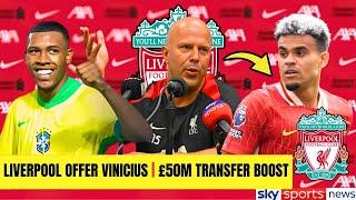 | BREAKING NEWS: LIVERPOOL OFFER VINICIUS JNR, £75M LUIS DIAZ DEAL, £50M TRANSFER BOOST #liverpool