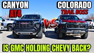 2024 GMC Canyon AT4 VS Chevy Colorado Trail Boss: This Was Closer Than I Expected!