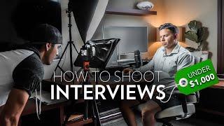 How to Shoot an Interview/Tutorial (Under $1,000)