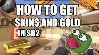 HOW TO GET GOLD AND SKINS IN SO2!!!!!