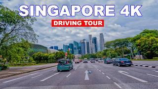 Singapore City Driving Tour | Driving In Most Cleanest Country In The World ️