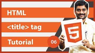 HTML title tag - HTML Tutorial 06 