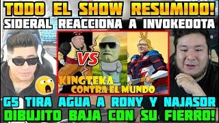 DIBUJITO BAJA A PARCHAR CON TOLA A KINGTEKA!SIDERAL REACCIONA A INVOKEDOTA! FULL SHOW