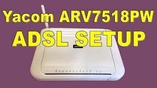 Setup Yacom ARV7518PW as ADSL Using OpenWrt | OpenWrt باستخدام ADSL على Yacom ARV7518PW إعداد راوتر