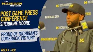 Sherrone Moore 'Very Proud' of Michigan's comeback win against USC