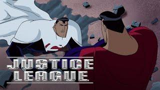 The Justice League defeats The Justice Lords