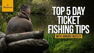 DAY TICKET CARP FISHING TIPS