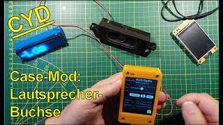 3D Gehäuse Version 2, Lautsprecher Mod für ESP32 2432S028R, Cheap Yellow Display, CYD, Touchscreen E