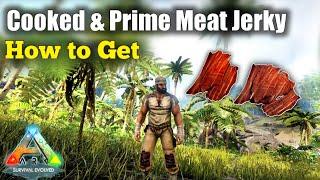 How to Get Cooked Meat Jerky and Prime Meat Jerky in ARK Survival Evolved | ARK Cheats Guide