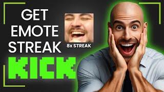 Add this EMOTE STREAK Widget to your KICK.COM stream (Easy and quick)