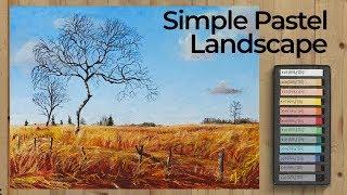 Pastel Drawing Lesson - Simple Landscape