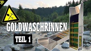 Goldwaschen -  Welche Goldwaschrinnen gibt es?  KEENE A51 #Goldwaschen