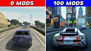 I INSTALLED *100 MODS* In GTA 5 