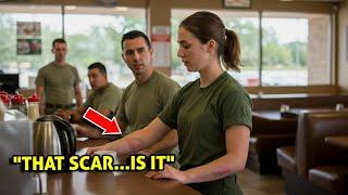 A Waitress Is Laughed At for Her Scars Until a Veteran Recognizes the Unit Tattoo