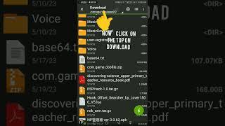 How to Put OBB.zip File | How to place OBB zip file #shorts