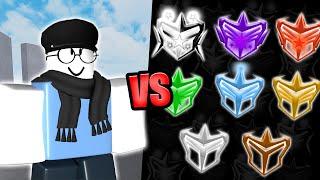 I 1v1'd EVERY Rank in Murderers VS Sheriffs Duels! (Rematch)