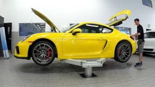 Professional installation of Protex Paint Protection on a Porsche