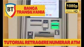 Cum scot bani de la bancomatul Banca Transilvania? Tutorial retragere numerar.