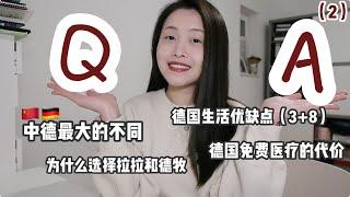 【Q&A2⃣️】中德最大的不同（尊卑&阶级）| 德国生活优缺点 | 德国免费医疗的代价 | 为什么选择拉拉和德牧？