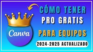 El SECRETO para conseguir Canva Pro 2024 GRATIS