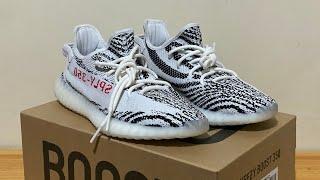 UNBOXING ADIDAS YEEZY BOOST 350 V2 ZEBRA (2020) + ON FEET