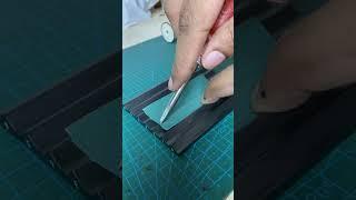 How to sharpen leather edge beveller