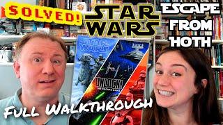 Solved! Unlock Star Wars: Escape from Hoth - full walkthrough and solution with Dr Gareth and Laura