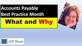 Accounts Payable Best Practice Month