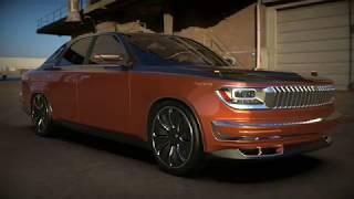 The new Volga 2018 sedan, project by Sergey Barinov