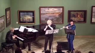 G. Shocker “Three dances” for 2 flutes and piano, III part