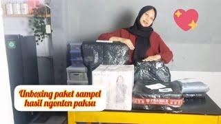 Unboxing paket sampel gratis