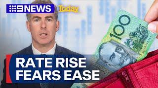 Rate rise fears ease as consumer confidence hits 2.5 year high | 9 News Australia