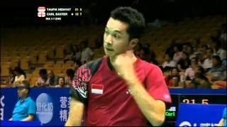 Group (Day 2) - Indonesia (T.Hidayat) vs England (C.Baxter) - Thomas Cup 2012