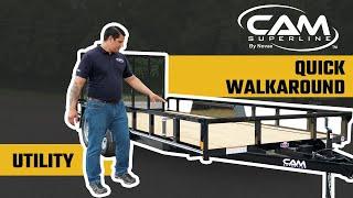 CAM Superline Utility Trailer Quick Walkaround