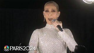 Celine Dion closes the Olympic Opening Ceremony with a courageous tour de force | NBC Sports