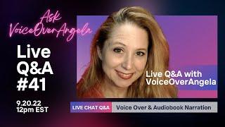 Ask VoiceOverAngela LIVE Q&A #41 - Bring Your Questions!