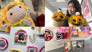 vlog || rug tufting in JB & we spent 8 hours ??? | shop for flowers  | attend NTU convocation