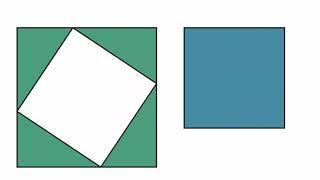 Pythagorean theorem visual solution