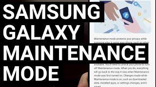 Samsung Galaxy Maintenance Mode - What it is? How to Enable it & Exit the Boot Mode