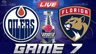 Edmonton Oilers vs Florida Panthers Game 7 LIVE Stream Game Audio | NHL Stanley Cup Finals Hangout